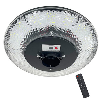 Lampadaire solaire extérieur de 42 cm (16,5 pouces), compatible avec les poteaux de 6 à 7,5 cm (2 3/8 à 3 pouces), 216 DEL, étanche IP65, détecteur de mouvement, allumage automatique du crépuscule à l'aube, télécommande, idéal pour le jardin, le camping et les espaces verts. Poteau non inclus.