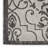 Trofin Rectangle Machine-made Power Loom Abstract Ivory/Charcoal Indoor/Outdoor Area Rug-396612679