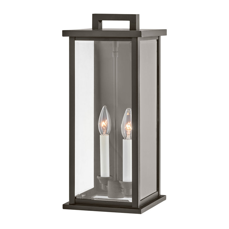 Weymouth 2 - Light Outdoor Wall Lantern, 18.25" H x 7.75" W x 8.25" D