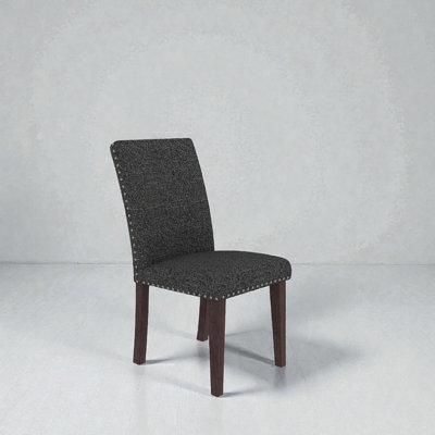 Regal Estate Upholstered Dining Chairs Set of 2, High Back Dining Room Chairs with Nailhead Trim, Soft Padded Kitchen Chairs for Home Dining Living Ro