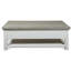 Table basse à 4 pieds avec rangement