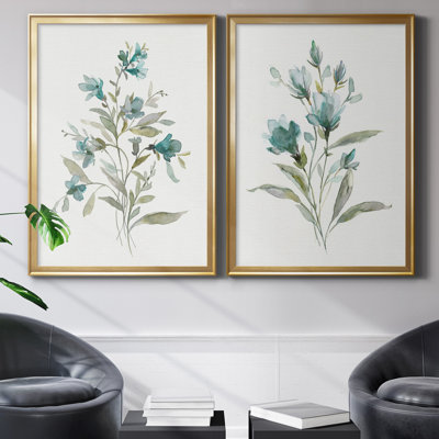 Linen Botanical III - ensemble de 2 reproductions d'art