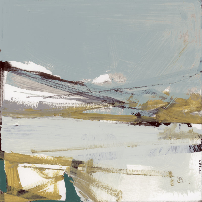 Dartmoor Blues III 1 Piece Wrapped Canvas Painting, 91cm H x 91cm W x 3.8cm D