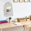 Paquet de 4 sacs de rangement muraux blancs en lin en coton au-dessus de la porte pour garde-robe de rangement