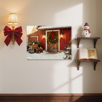 Cabin Scene, art mural