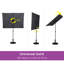 182.9 cm W X 131.05 cm D Rectangular Market Parasol with Manual Lift-453624120