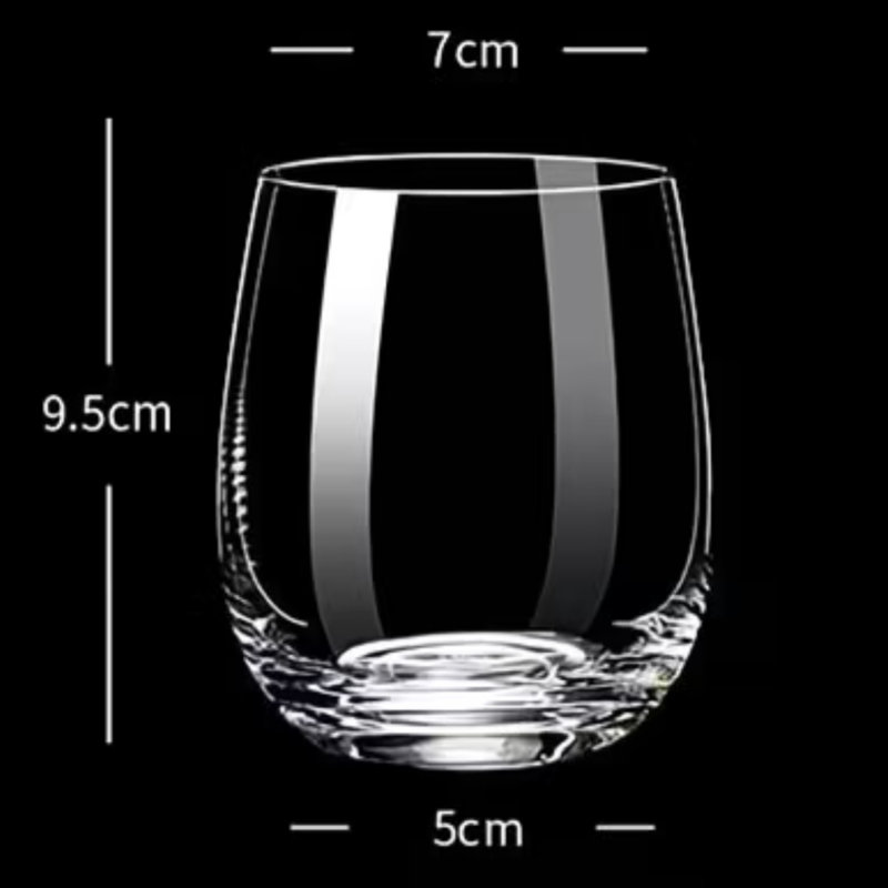 Ensemble de verres en verre transparent Modern