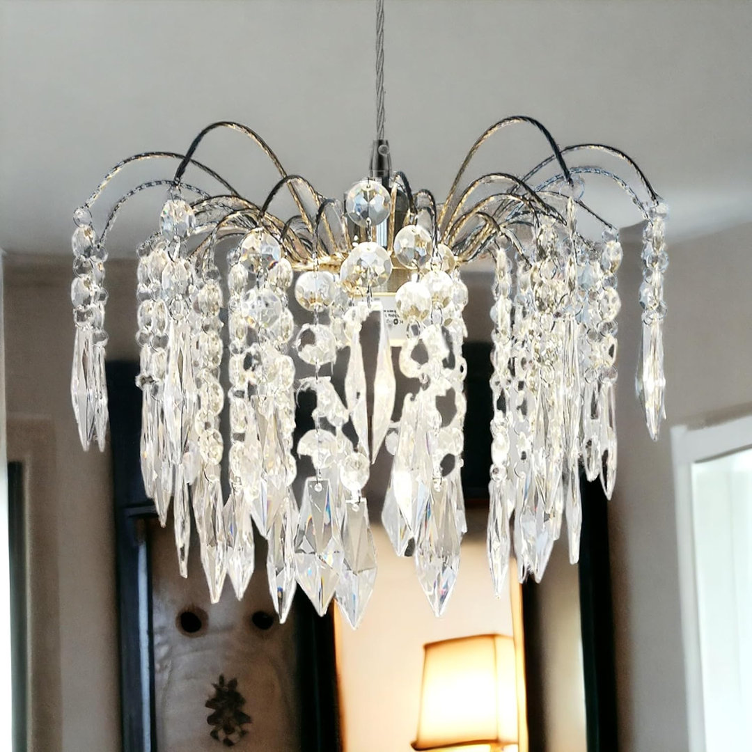 Alexander 1 - Light Silver Crystal Pendant