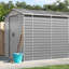 Brityn Garden Shed 191x640x198 cm Galvanised Steel-412168996