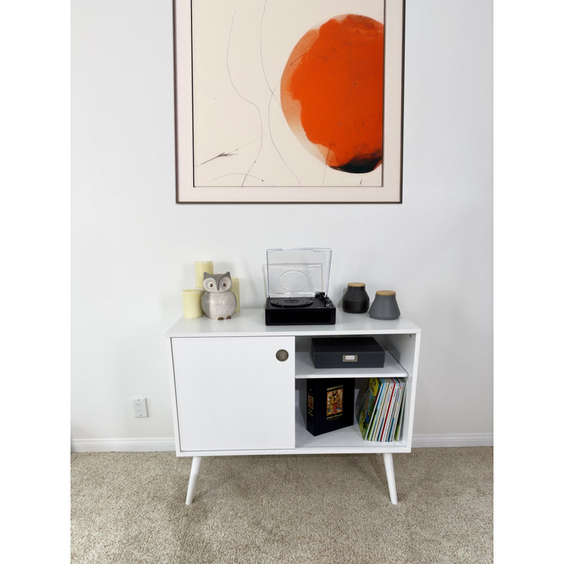 Media Console, Silver, White