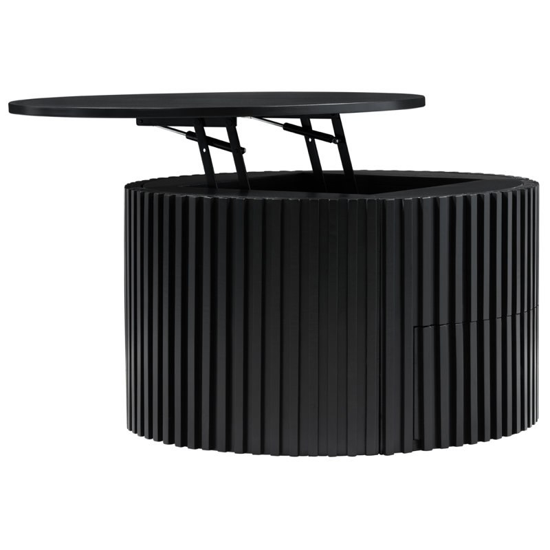 Table basse à plateau relevable VIBE Haus, Black