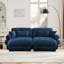 Canapé modulaire moderne Cloud Cloud, canapé d'angle rembourré et confortable avec accoudoirs Blostered, coussin de taille et coussins décoratifs-505105574-505105594