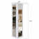 1-Lite Mirrored Door Solid Manufactured Wood Bi-Fold Door with Installation Hardware Kit