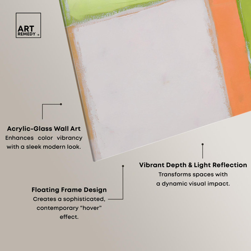 «Pastel Grid I Green», reproduction d'art sur toile par Art Remedy, H 20 po x l 20 po