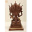 Vishnu de laiton, assis sur Sheshanaga-67493693