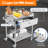 2 Layers Stainless Steel Utility Cart