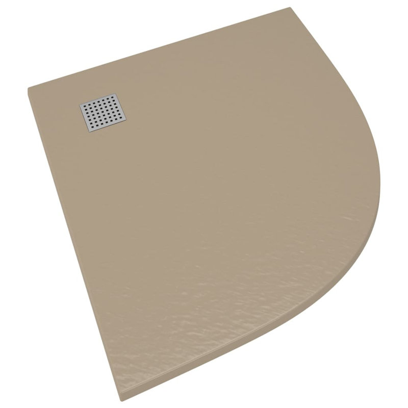 Jahn 900 x 900 mm Plastic Shower Tray, Brown