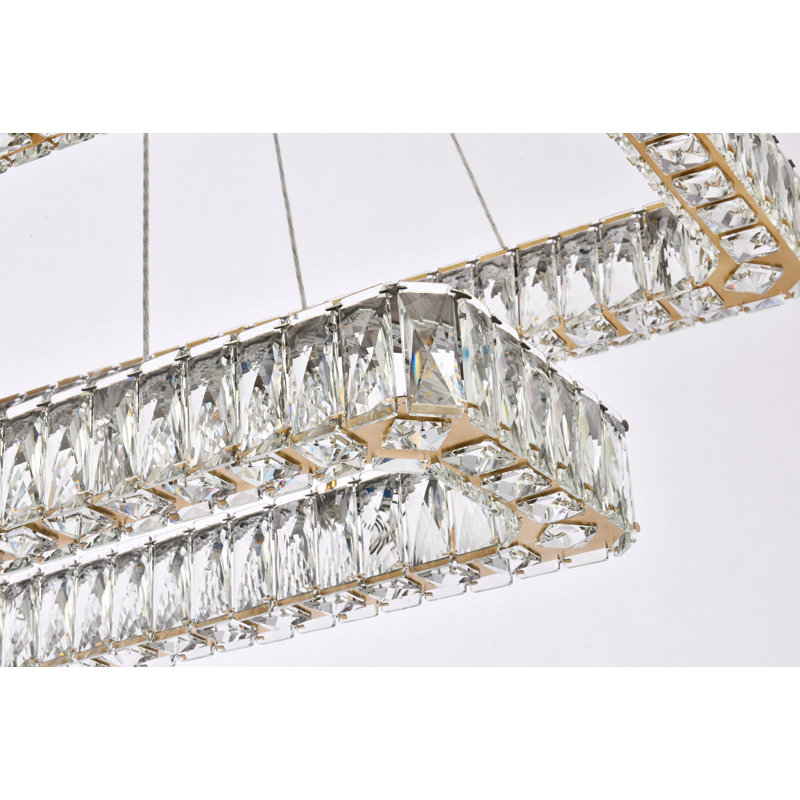 Maart - Light Pendant, Gold, 80" H x 42" W x 18" D