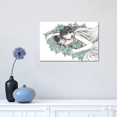 Spirit Wolf by Andrea Hrnjak - Wrapped Canvas Gallery-Wrapped Canvas Giclée