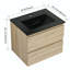 Ensemble de meuble-lavabo simple 24 po avec plateau en bois manufacturé Polloro-716980168-716980169