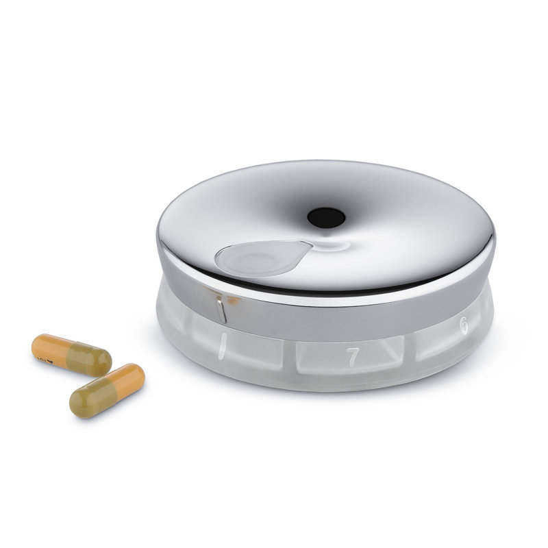 YoYo Pill Box, Silver