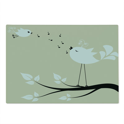 East Urban Home Glass Christam Cutting Board