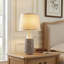 Ensemble de lampes de table en céramique de 23 po ChenJoss, convient aux chambres à coucher, aux salons, aux bureaux et aux bureaux (ensemble de 2)