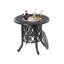 HOPRome 10 pte Ensemble de table d'appoint d'extérieur seau à glace / seau à cocktail brun