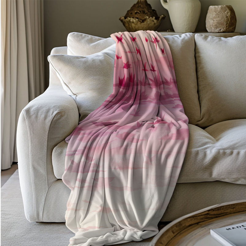 Gradient Romance - 1 pièce Sherpa Premium, Grand lit