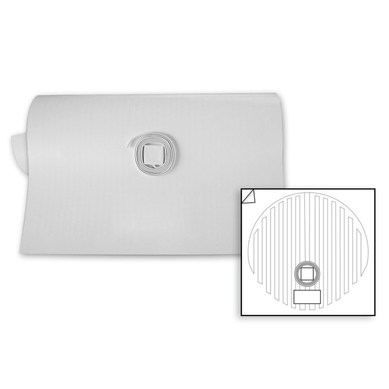 Electric Circular 20" Mirror Defogger