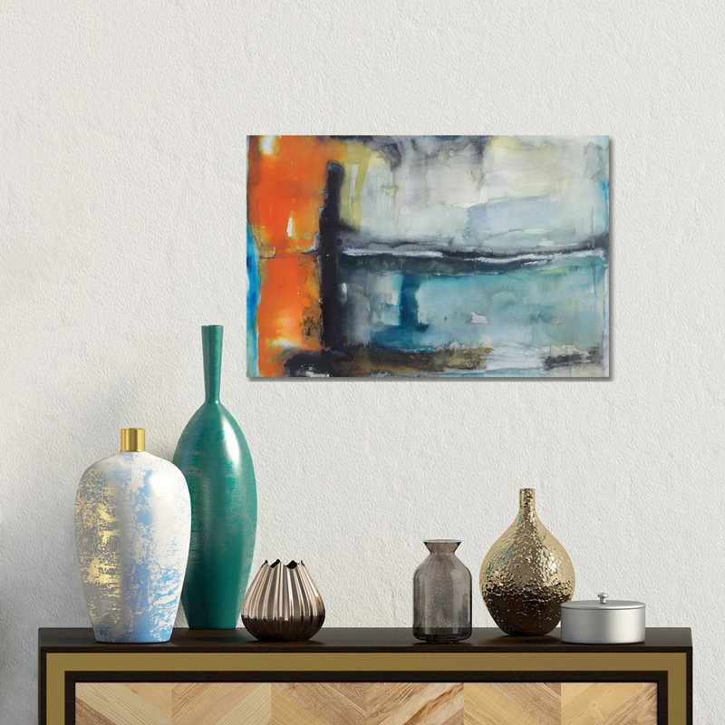 Surge 1 Piece Painting on Canvas, 30.48 cm H x 45.72 cm W, Wrapped Canvas
