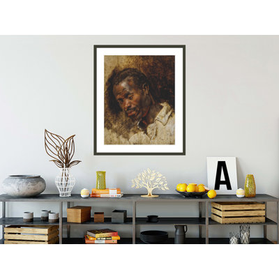 Head of a Moor by Peter Paul Rubens -Framed Giclee Print