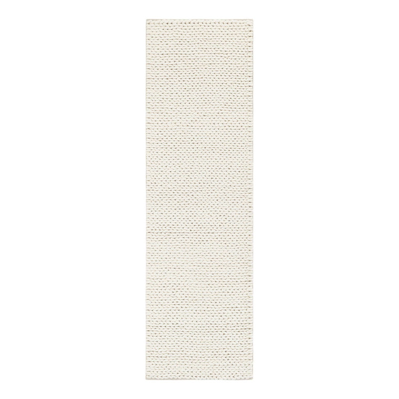 Yanellie Hand Loomed Wool Dhurrie Rug, Runner 2' x 6'7"