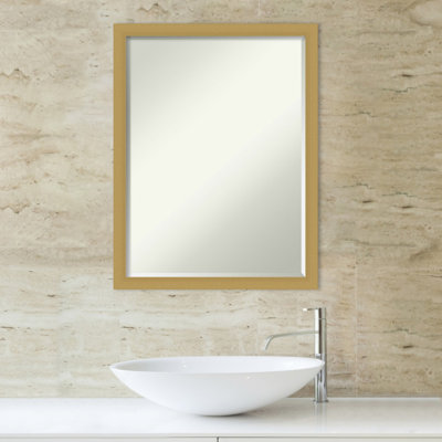 Gerall Closed Corner Frame Flat Wall Mirror