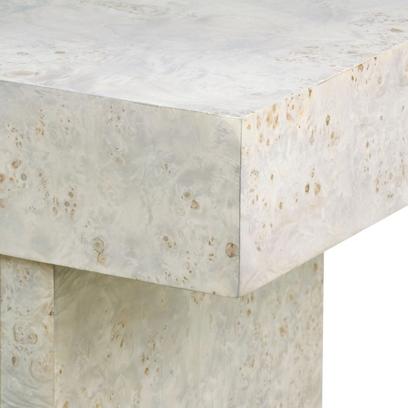 Sloane Writing Desk, Light Gray Burl