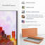 Los Angeles Skyline Colors - Impression sur toile tendue-849366372