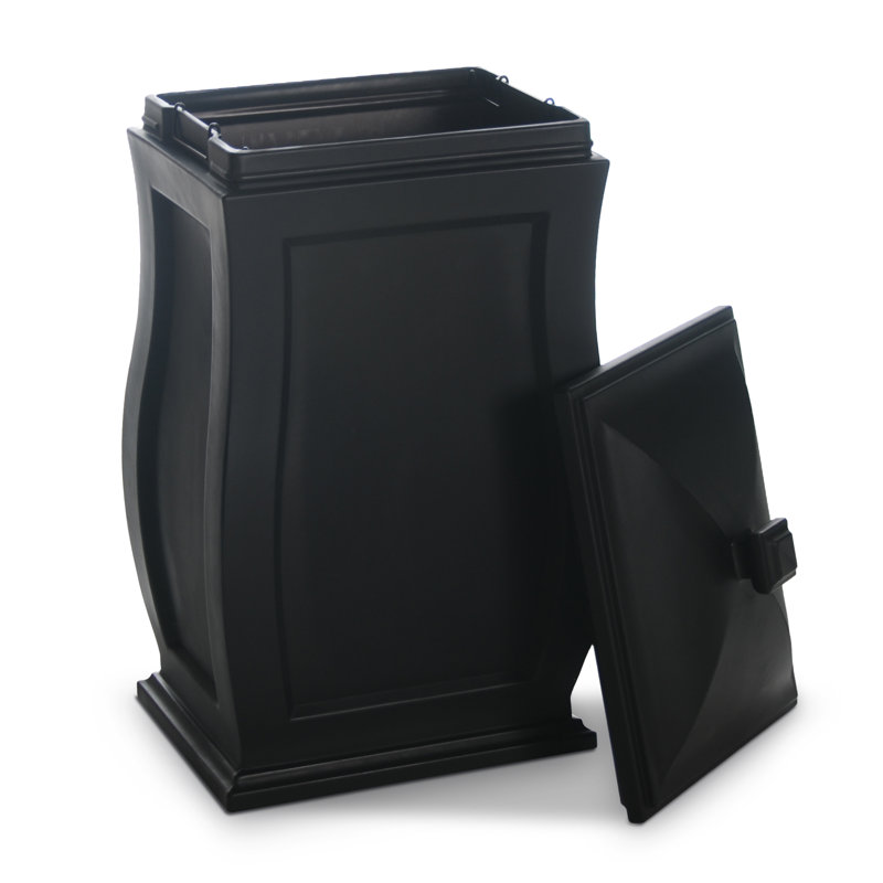 Ariani 22 Gallon Plastic Deck Box, Black
