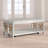 Alvon 3 Piece Living Room Table Set w/ Casters and Rope End Panels-61425374