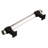Glacio 5-1/16 inch (128mm) Center-to-Center Clear/Black Bronze Cabinet Pull-109026419-26219234