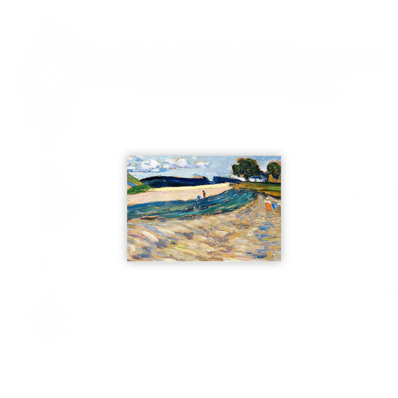 Art mural sur toile vert traditionnel 24 x 20 po