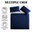 Ensemble de couvre-lit en microfibre embossée - Ensemble de literie moderne et léger avec taies décoratives-122058456-122584921