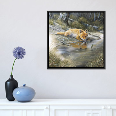 «A Fox Dr potable Water», impression sur toile