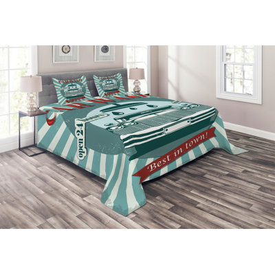 Farmhouse / Country Polyester Coverlet