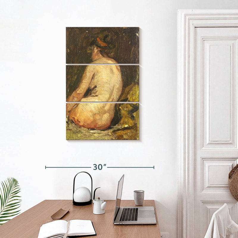 Leisha Female Nude From Back, 32" H x 20" W