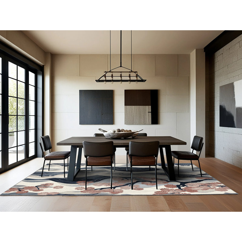 Serenity In Bloom Rug, Square 7'
