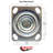 5 Inch SS Poly on Aluminum Swivel Caster with Roller Bearing and Swivel Lock SCC