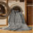Machine Washable Solid Gray Area Rug-588966752