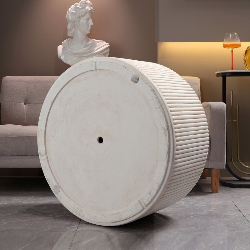 Fluted Drum Coffee Table
