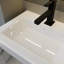 Meuble-lavabo de 24 po avec lavabo, meuble-lavabo pour petit espace, meuble-lavabo autoportant avec 2 armoires à fermeture douce