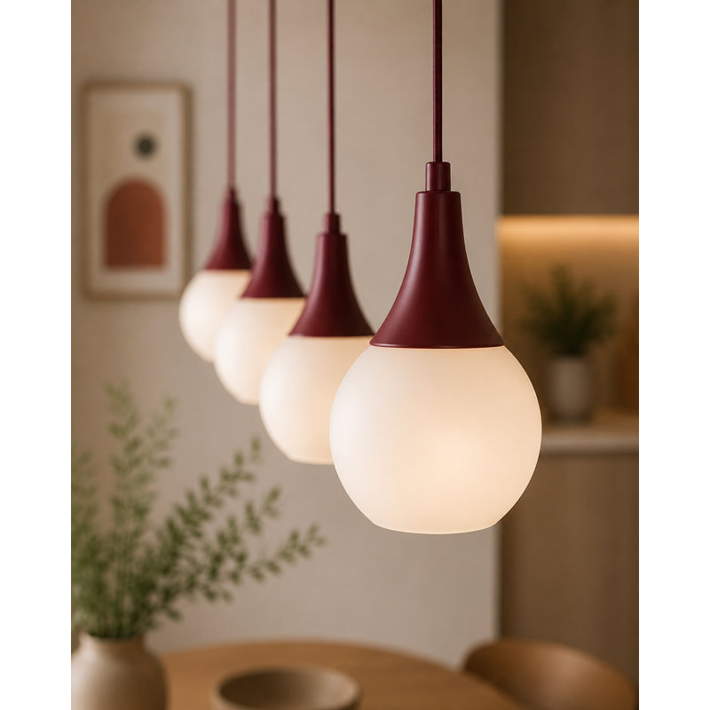 - Light Burgundy Pendant, 90, 4